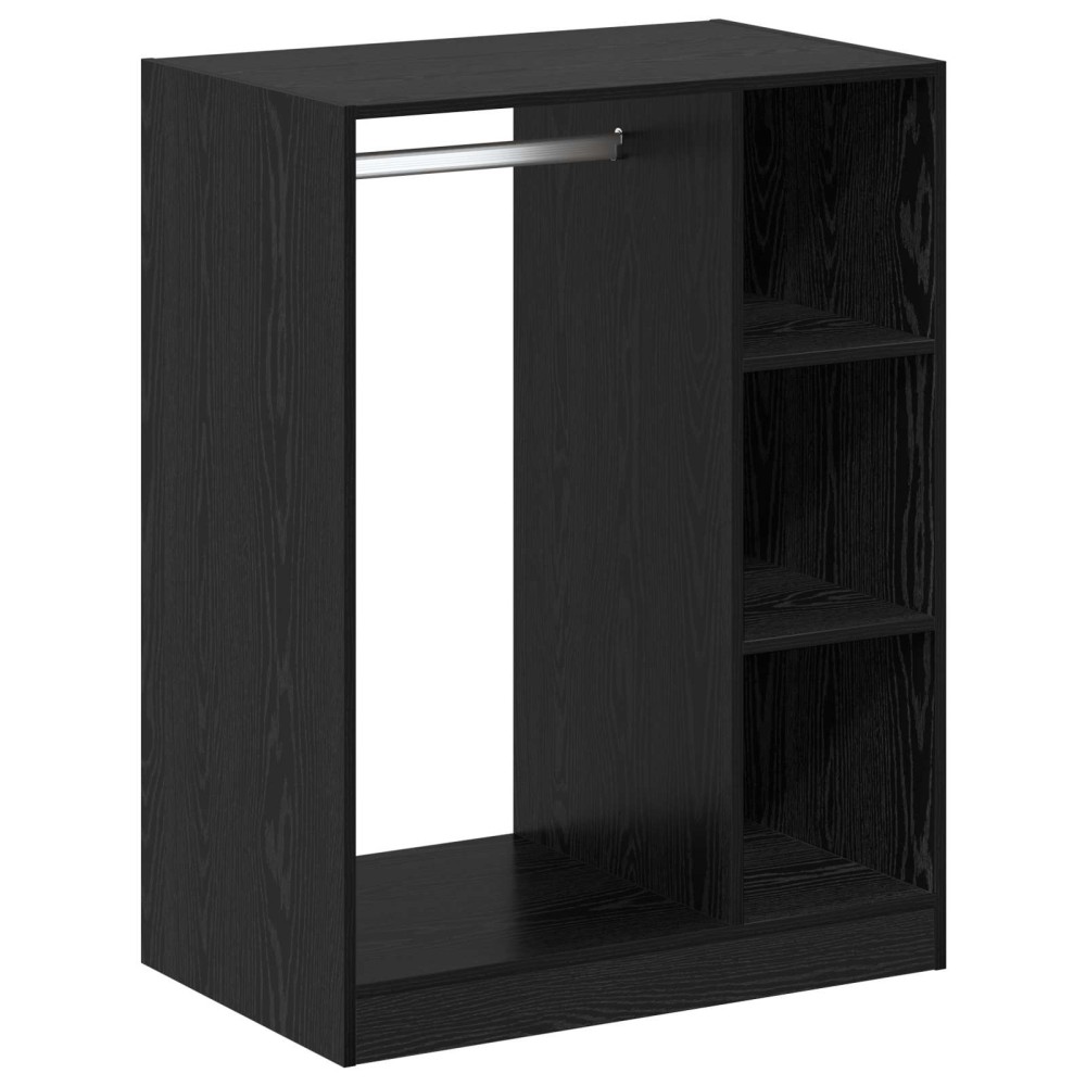 vidaXL Ντουλάπι Μαύρη Δρυς 77 x 48 x 102 cm Επεξεργασμένο Ξύλο