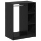 vidaXL Ντουλάπι Μαύρη Δρυς 77 x 48 x 102 cm Επεξεργασμένο Ξύλο