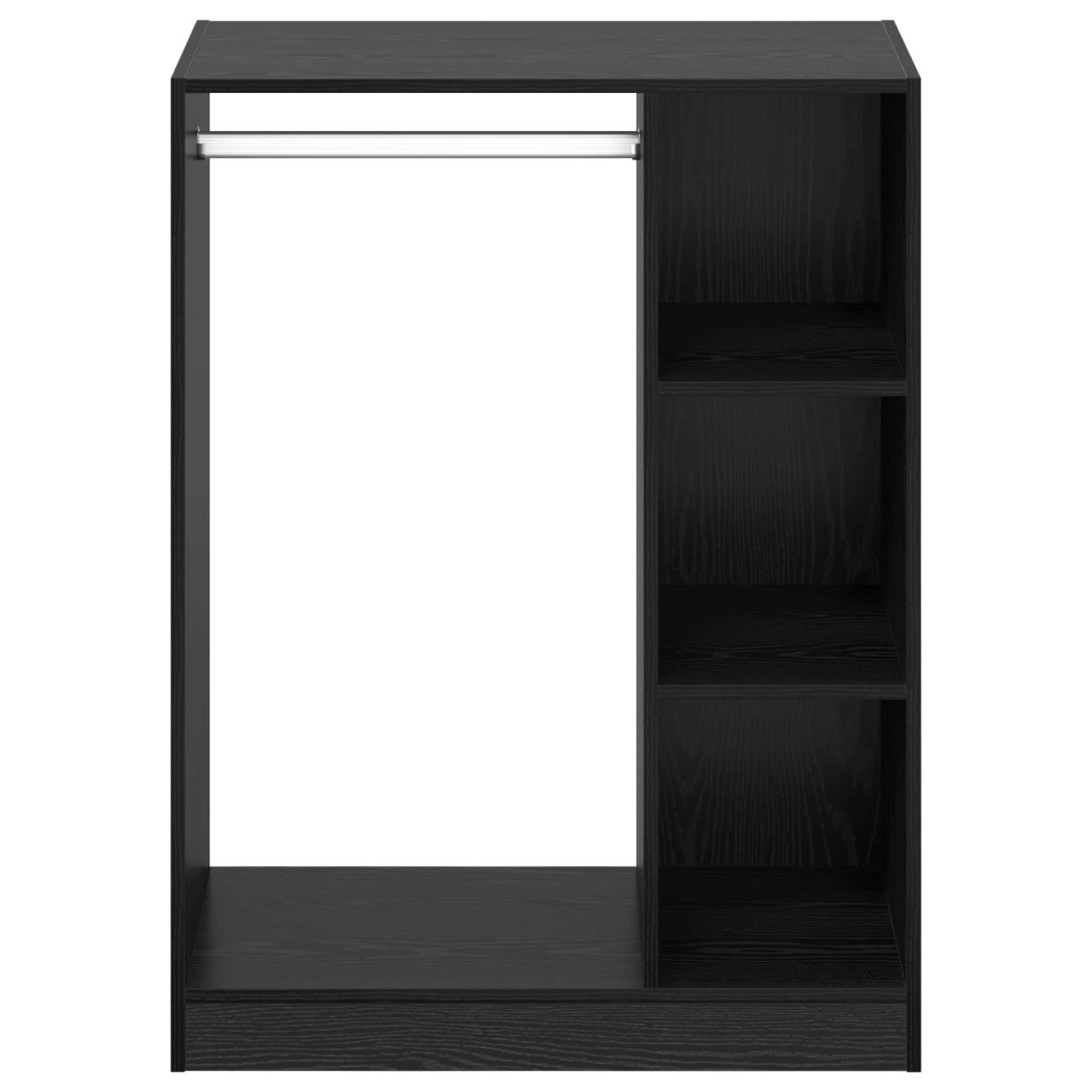 vidaXL Ντουλάπι Μαύρη Δρυς 77 x 48 x 102 cm Επεξεργασμένο Ξύλο
