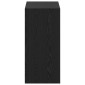 vidaXL Ντουλάπι Μαύρη Δρυς 77 x 48 x 102 cm Επεξεργασμένο Ξύλο