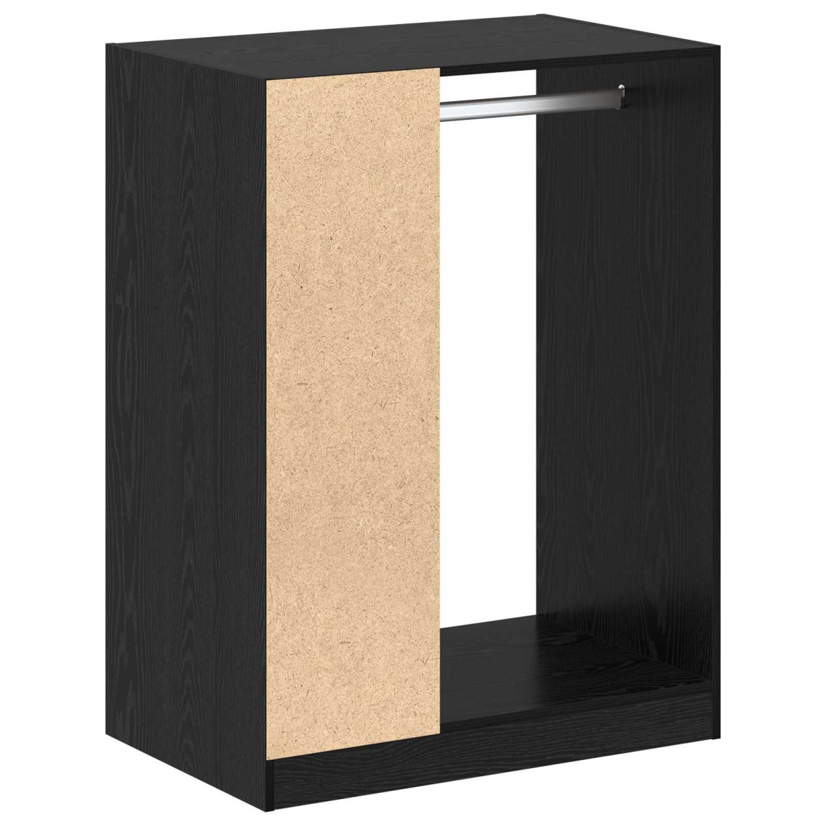 vidaXL Ντουλάπι Μαύρη Δρυς 77 x 48 x 102 cm Επεξεργασμένο Ξύλο