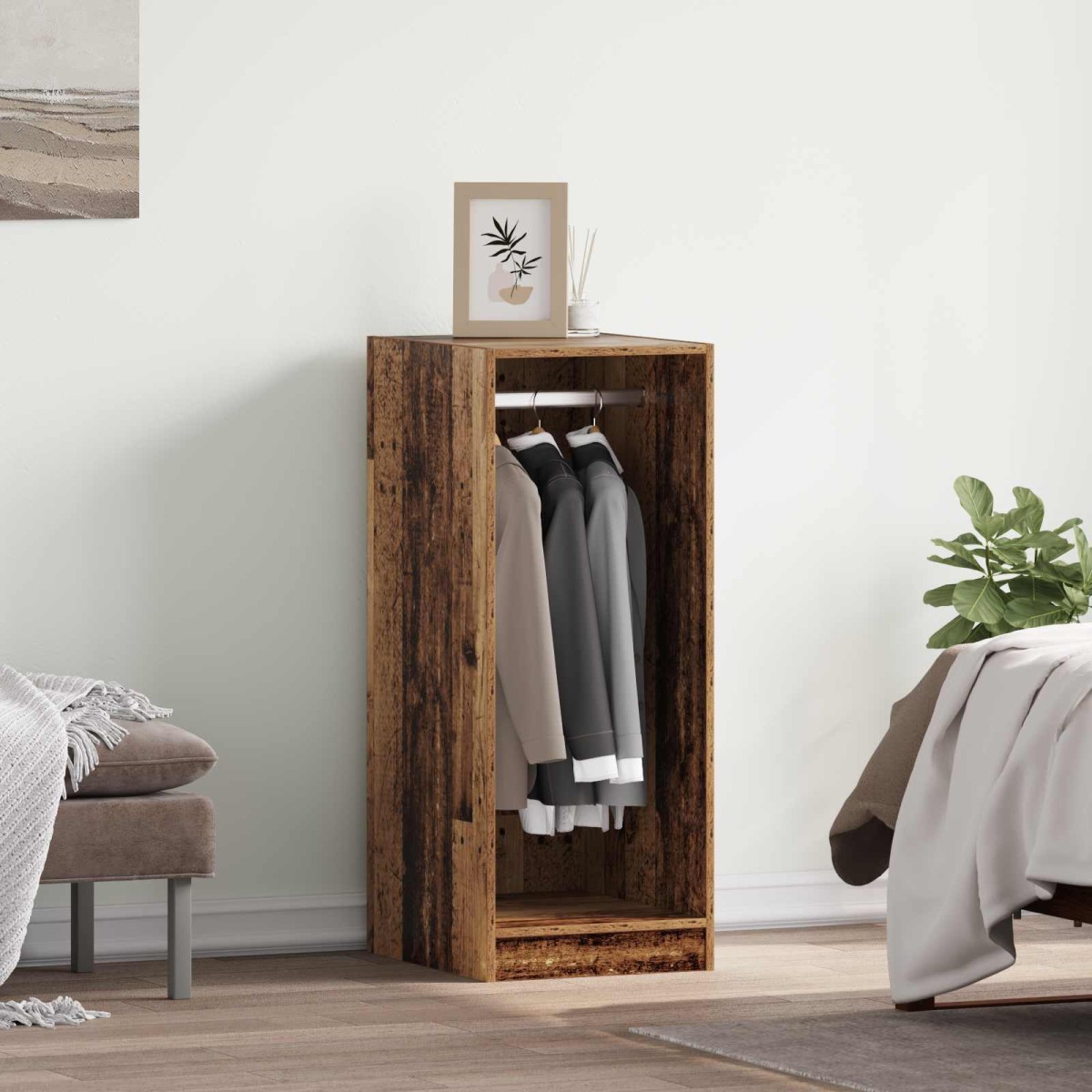 vidaXL Ντουλάπι Παλαιωμένο ξύλο 41 x 48 x 102 εκ Επεξεργασμένο Ξύλο