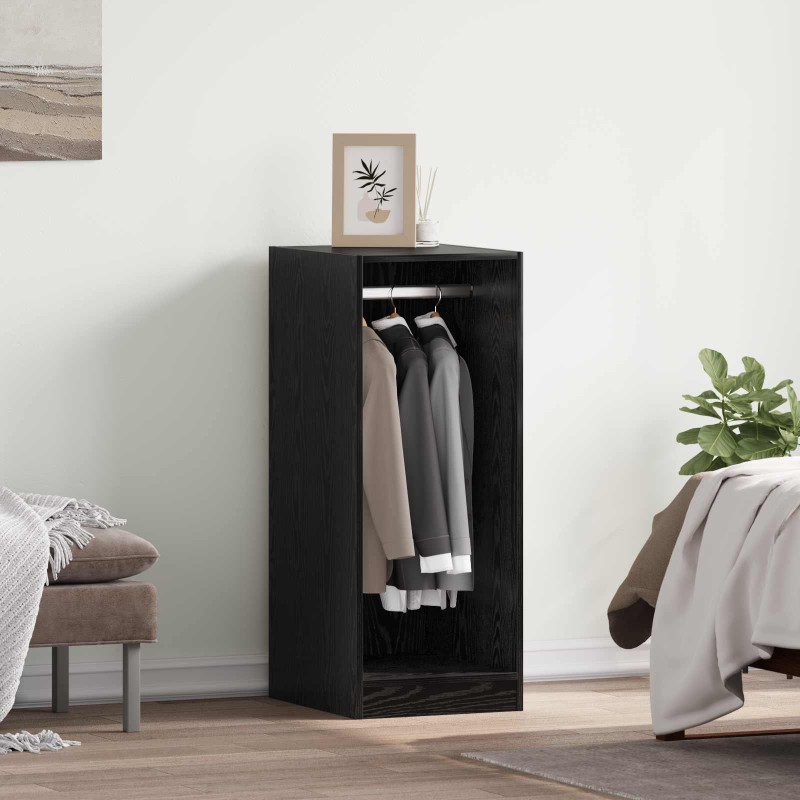 vidaXL Ντουλάπι Μαύρη Δρυς 41 x 48 x 102 εκ Επεξεργασμένο Ξύλο