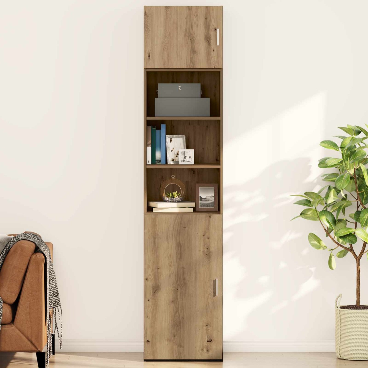 vidaXL Ντουλάπα Τοίχου artisan δρυς 50 x 42.5 x 40 εκ.