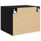 vidaXL Ντουλάπα Τοίχου Μαύρη δρυς 50 x 42.5 x 40 εκ.