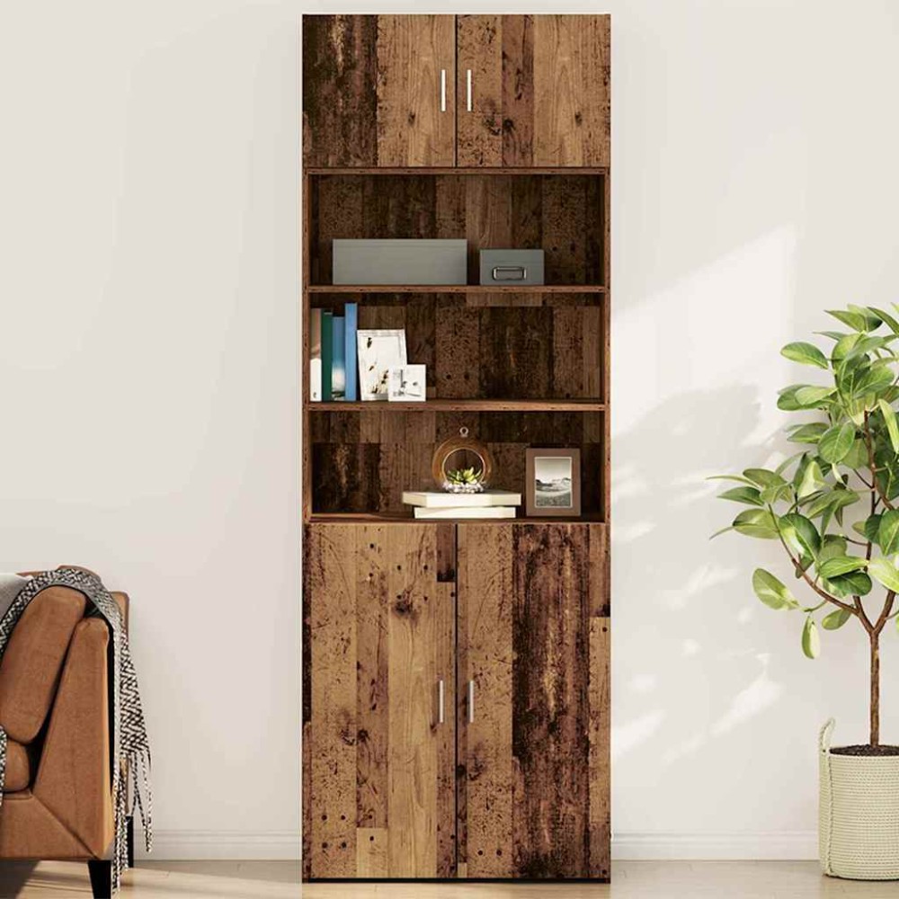vidaXL Ντουλάπα Τοίχου Παλαιό ξύλο 80 x 42.5 x 40 cm