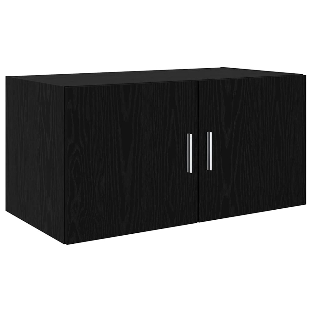 vidaXL Ντουλάπα Τοίχου Μαύρη δρυς 80 x 42.5 x 40 cm Επεξεργασμένο Ξύλο