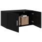 vidaXL Ντουλάπα Τοίχου Μαύρη δρυς 80 x 42.5 x 40 cm Επεξεργασμένο Ξύλο