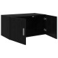 vidaXL Ντουλάπα Τοίχου Μαύρη δρυς 80 x 42.5 x 40 cm Επεξεργασμένο Ξύλο