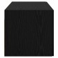 vidaXL Ντουλάπα Τοίχου Μαύρη δρυς 80 x 42.5 x 40 cm Επεξεργασμένο Ξύλο