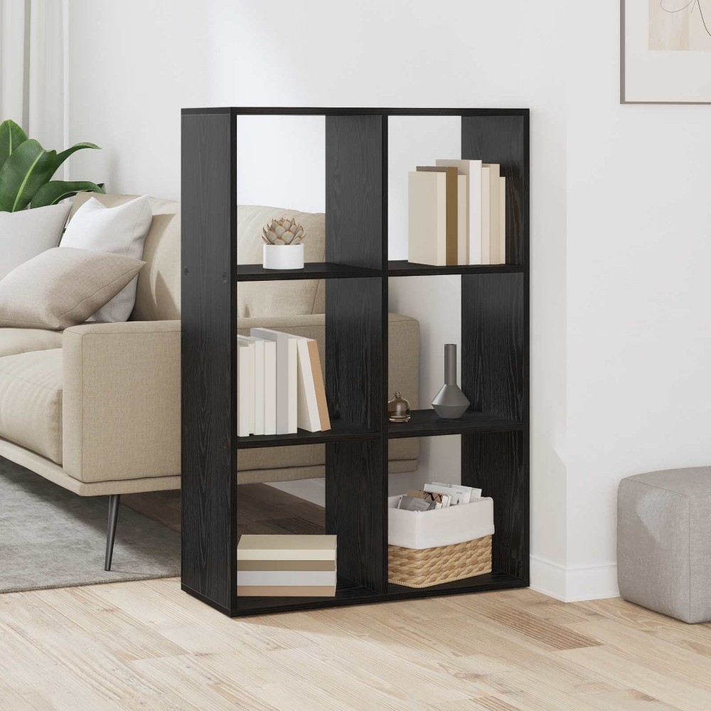 vidaXL Βιβλιοθήκη 6 επιπέδων 69,5 x 29 x 103,5 εκ Επεξεργασμένο Ξύλο