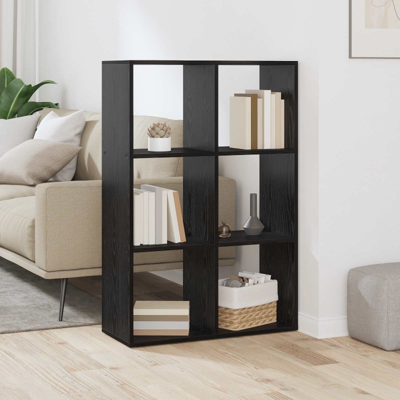 vidaXL Βιβλιοθήκη 6 επιπέδων 69,5 x 29 x 103,5 εκ Επεξεργασμένο Ξύλο