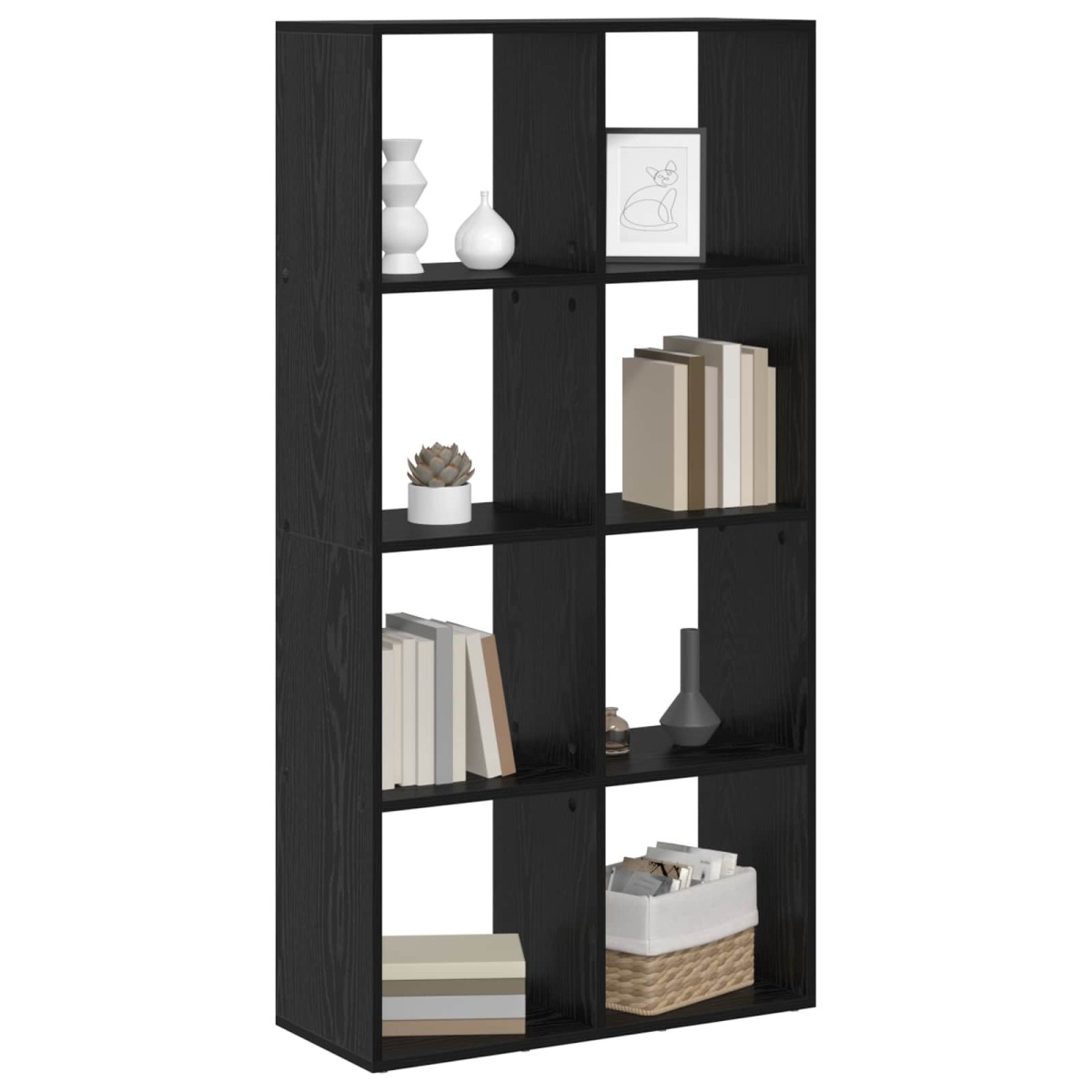 vidaXL Βιβλιοθήκη 8 επιπέδων 69,5 x 29 x 137,5 εκ Επεξεργασμένο Ξύλο