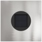 vidaXL Ηλιακό LED Φως Δρόμου 2 τμχ. Θερμό λευκό 18 x 18 x 50 εκ.