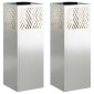 vidaXL Ηλιακό LED Φως Δρόμου 2 τμχ. Θερμό λευκό 18 x 18 x 50 εκ.