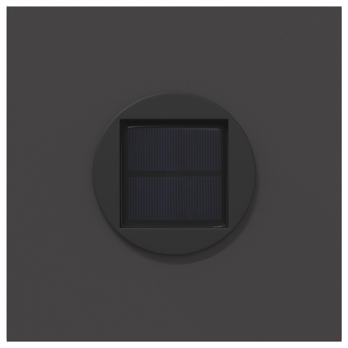 vidaXL Ηλιακό LED Φως Δρόμου 2 τμχ. Θερμό λευκό 18 x 18 x 80 εκ.