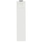 vidaXL Ηλιακό LED Φως Δρόμου 2 τμχ. Θερμό λευκό 18 x 18 x 80 εκ.