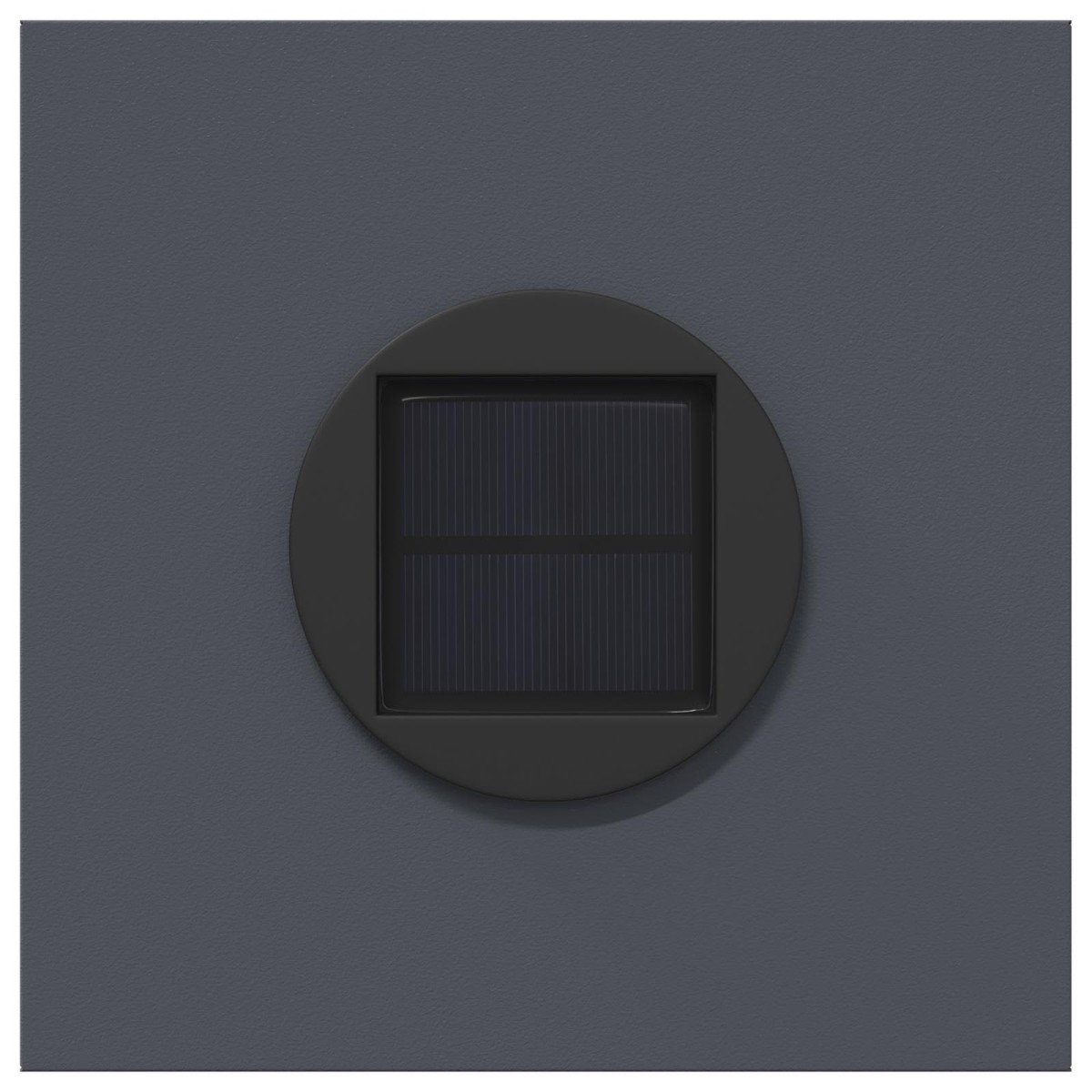 vidaXL Ηλιακό LED Φως Δρόμου 2 τμχ. Θερμό λευκό 18 x 18 x 80 εκ.