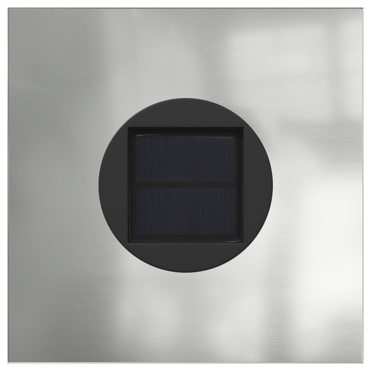 vidaXL Ηλιακό LED Φως Δρόμου 2 τμχ. Θερμό λευκό 18 x 18 x 80 εκ.