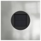 vidaXL Ηλιακό LED Φως Δρόμου 2 τμχ. Θερμό λευκό 18 x 18 x 50 εκ.
