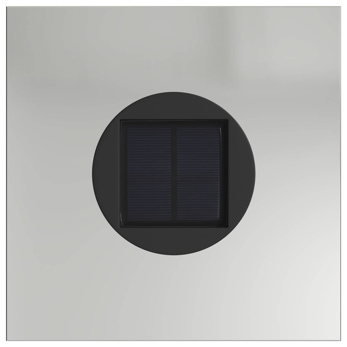 vidaXL Ηλιακό LED Φως Δρόμου 2 τμχ. Θερμό λευκό 18 x 18 x 80 εκ.