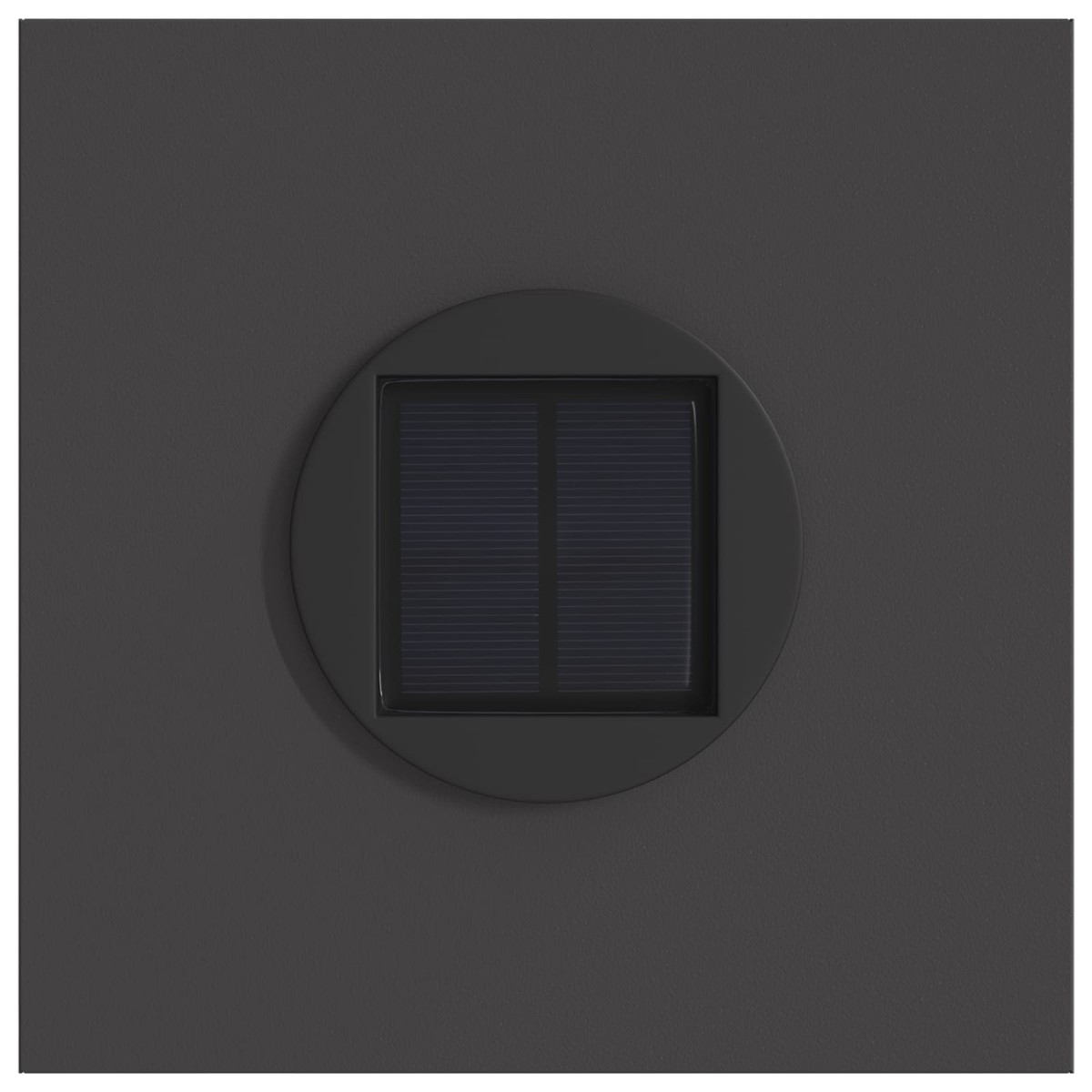 vidaXL Ηλιακό LED Φως Δρόμου 2 τμχ. Θερμό λευκό 18 x 18 x 50 εκ.