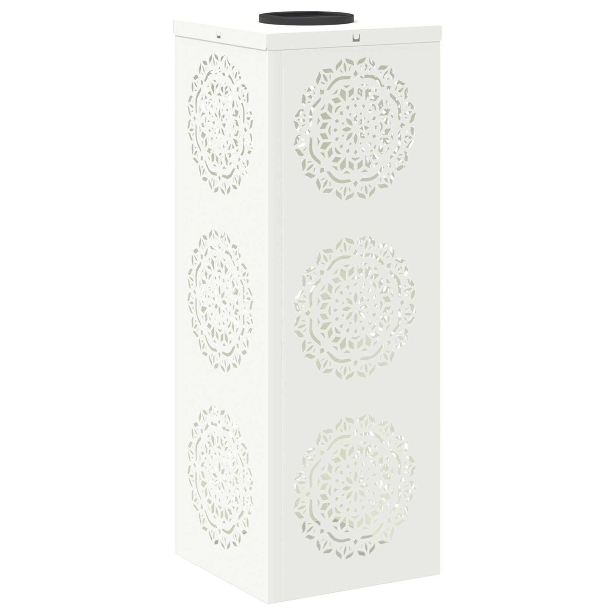 vidaXL Ηλιακό LED Φως Δρόμου 2 τμχ. Θερμό λευκό 18 x 18 x 50 εκ.