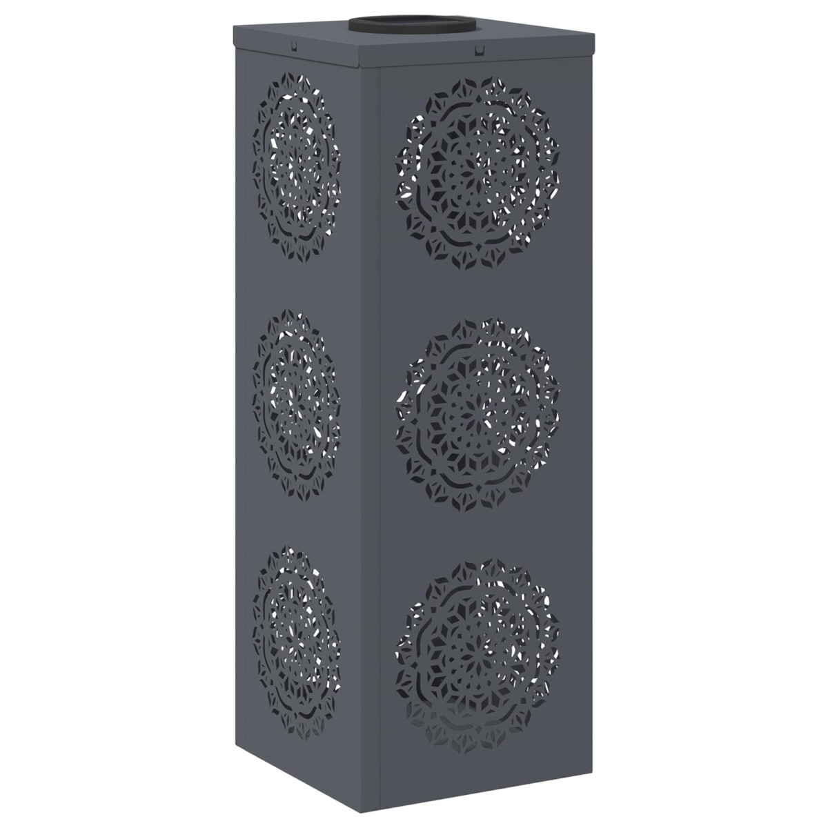 vidaXL Ηλιακό LED Φως Δρόμου 2 τμχ. Θερμό λευκό 18 x 18 x 50 εκ.