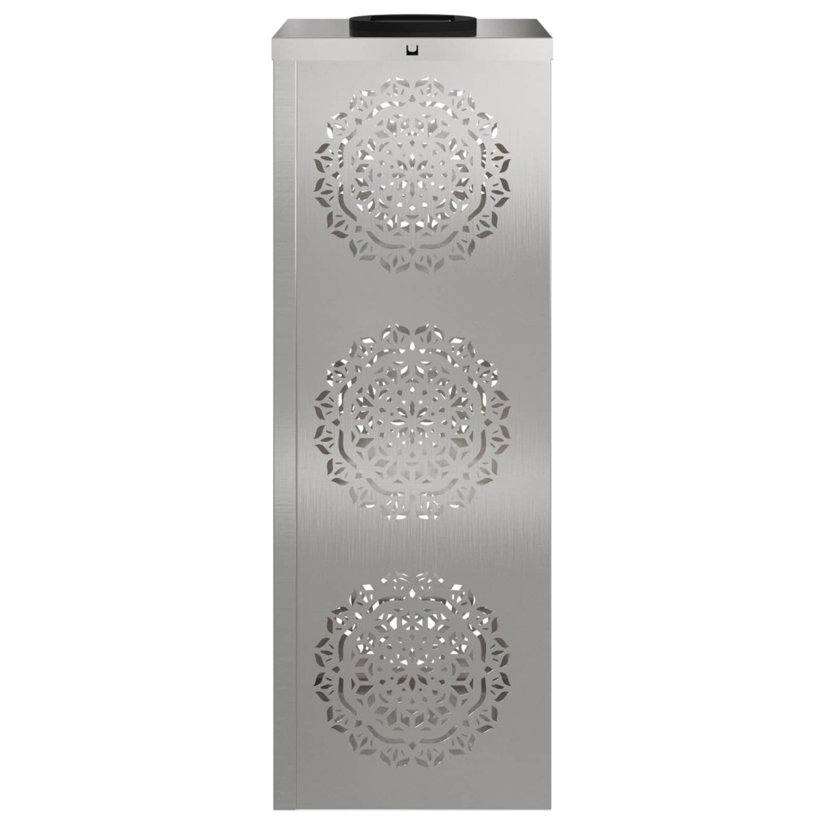 vidaXL Ηλιακό LED Φως Δρόμου 2 τμχ. Θερμό λευκό 18 x 18 x 50 εκ.