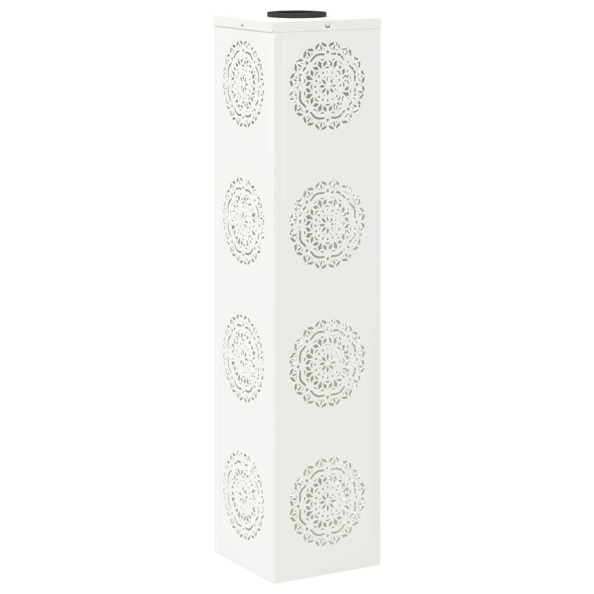vidaXL Ηλιακό LED Φως Δρόμου 2 τμχ. Θερμό λευκό 18 x 18 x 80 εκ.