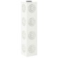 vidaXL Ηλιακό LED Φως Δρόμου 2 τμχ. Θερμό λευκό 18 x 18 x 80 εκ.