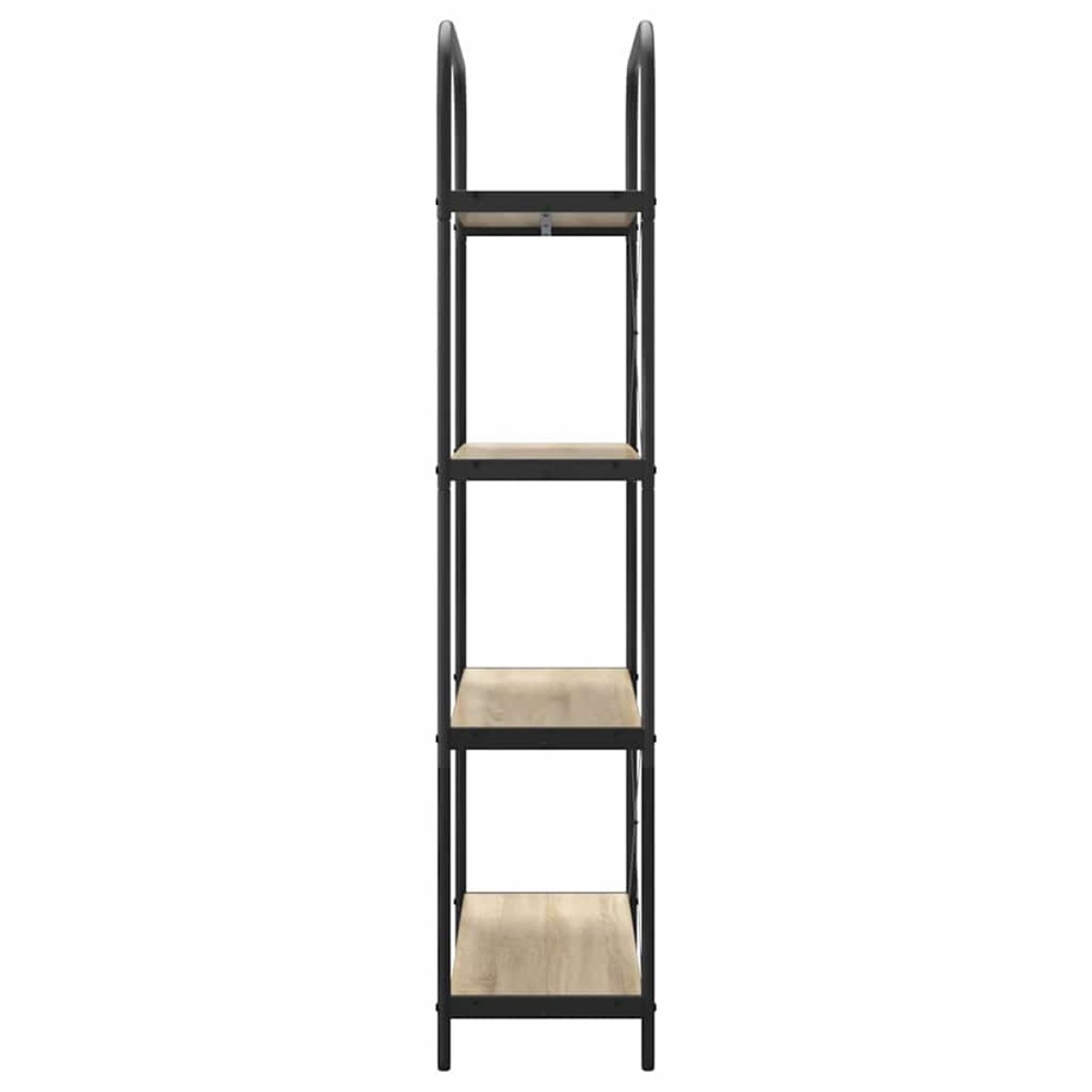 vidaXL Ράφι Βιβλίων 4 επιπέδων 80 x 30 x 146 εκ Επεξεργασμένο ξύλο