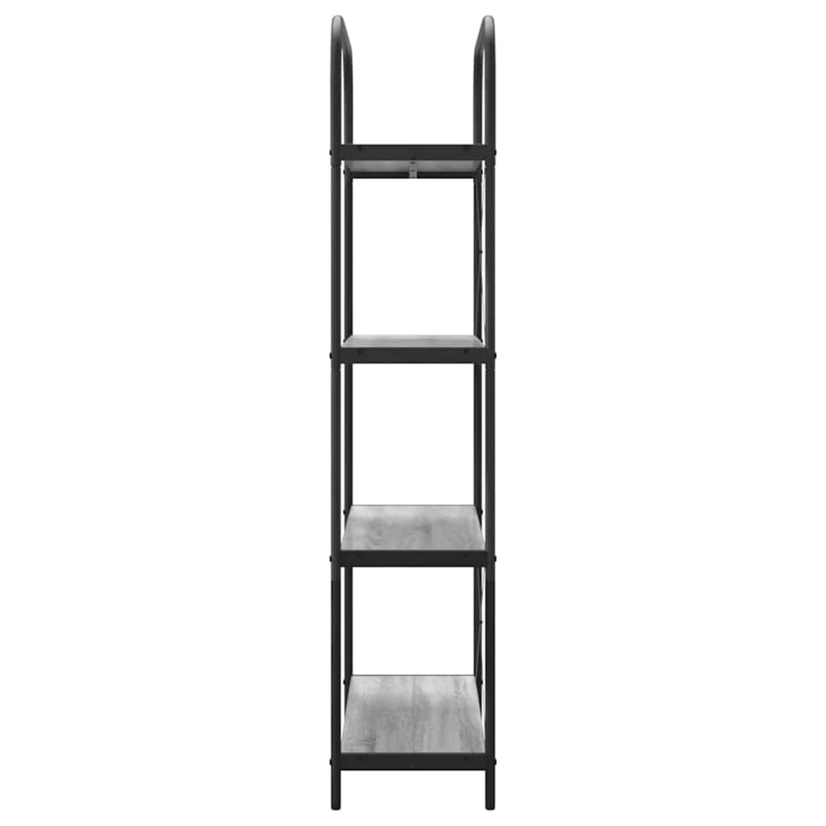 vidaXL Ράφι Βιβλίων 4 επιπέδων 80 x 30 x 146 εκ Επεξεργασμένο ξύλο