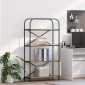 vidaXL Ράφι Βιβλίων 4 επιπέδων 80 x 30 x 146 εκ Επεξεργασμένο ξύλο