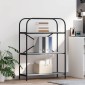 vidaXL Ράφι Βιβλίων 3 επιπέδων 80 x 30 x 109 εκ Επεξεργασμένο ξύλο
