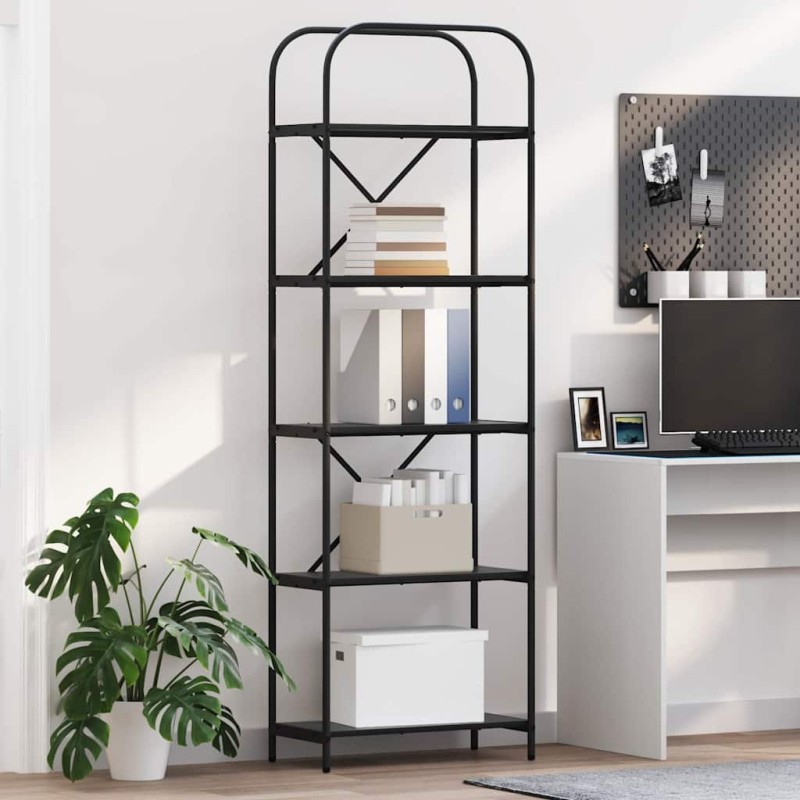 vidaXL Ράφι Βιβλίων 5 επιπέδων 60 x 30 x 183 εκ Επεξεργασμένο ξύλο