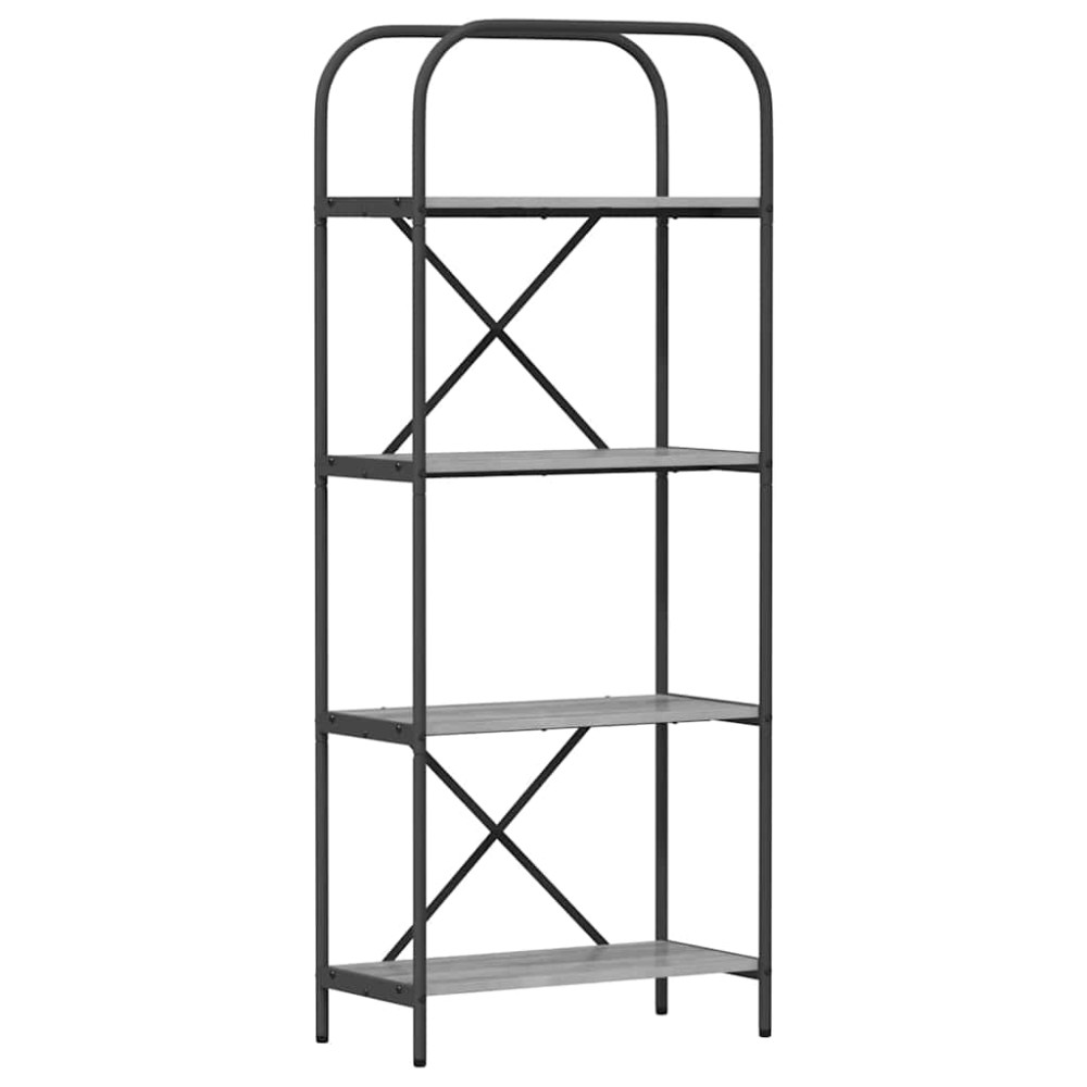 vidaXL Ράφι Βιβλίων 4 επιπέδων 60 x 30 x 146 εκ Επεξεργασμένο ξύλο