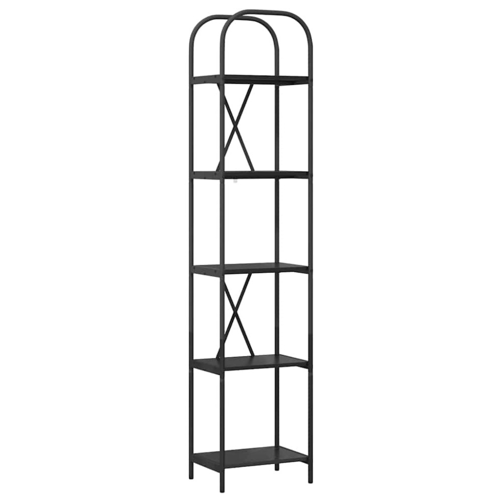 vidaXL Ράφι Βιβλίων 5 επιπέδων 40 x 30 x 183 εκ Επεξεργασμένο ξύλο