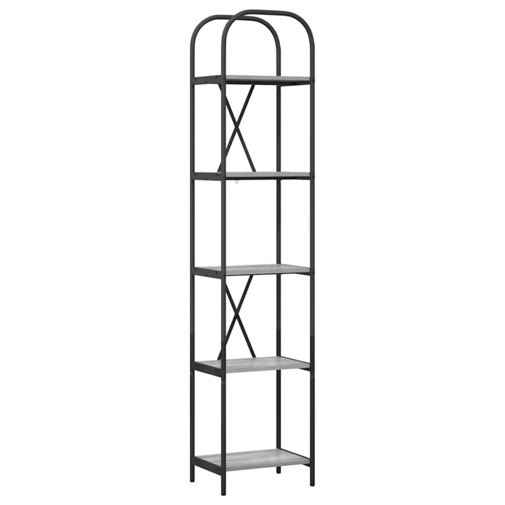 vidaXL Ράφι Βιβλίων 5 επιπέδων 40 x 30 x 183 εκ Επεξεργασμένο ξύλο