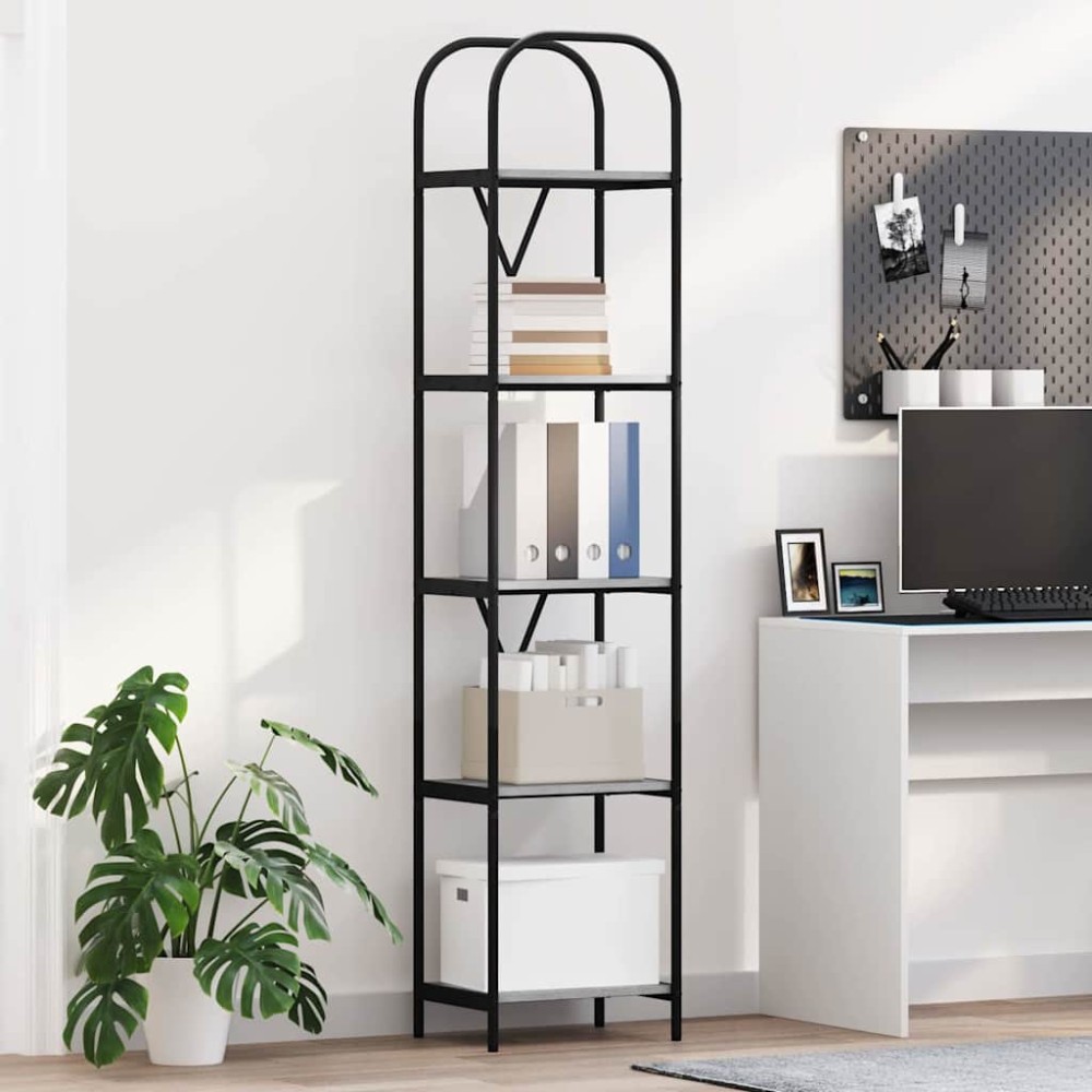 vidaXL Ράφι Βιβλίων 5 επιπέδων 40 x 30 x 183 εκ Επεξεργασμένο ξύλο