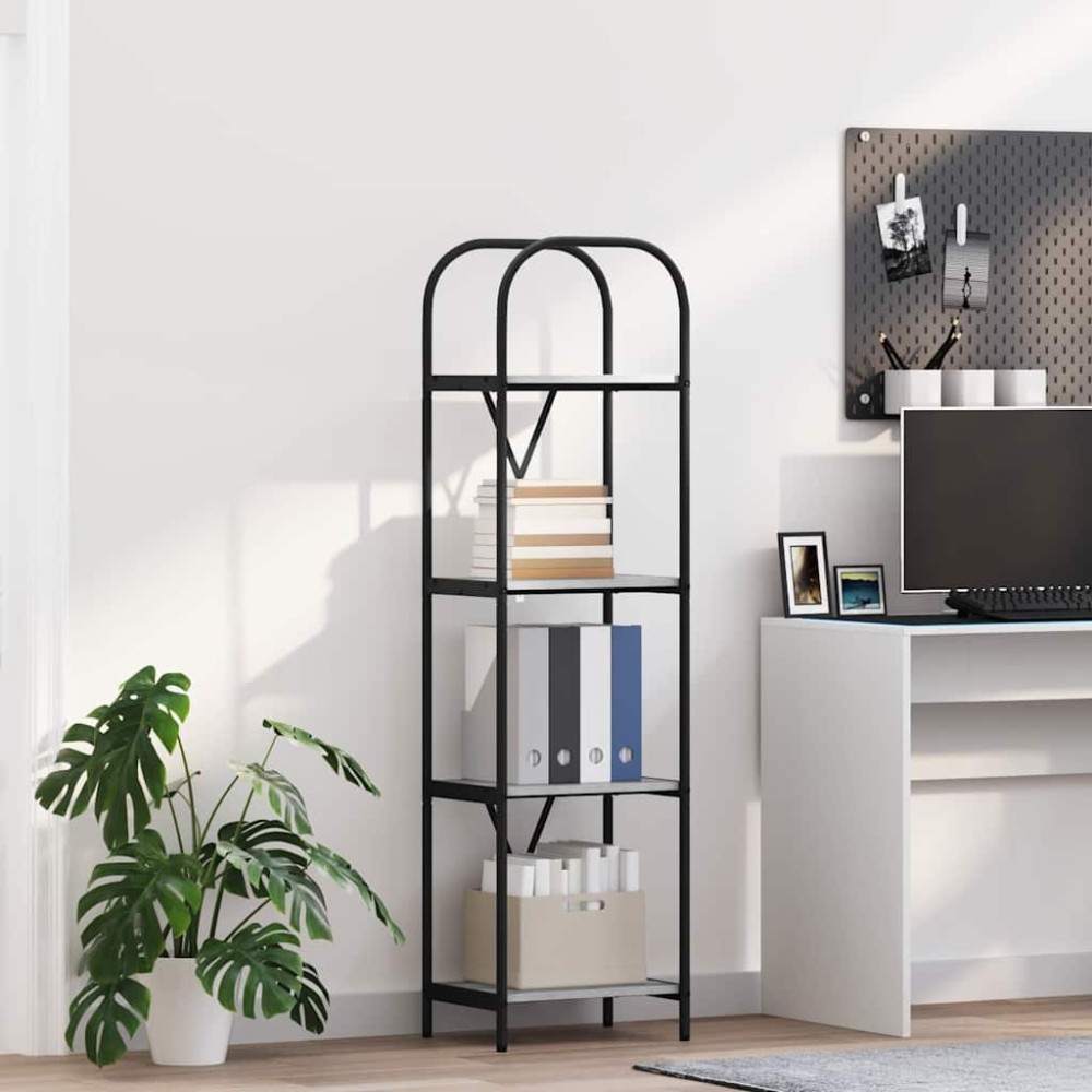 vidaXL Ράφι Βιβλίων 4 επιπέδων 40 x 30 x 146 εκ Επεξεργασμένο ξύλο