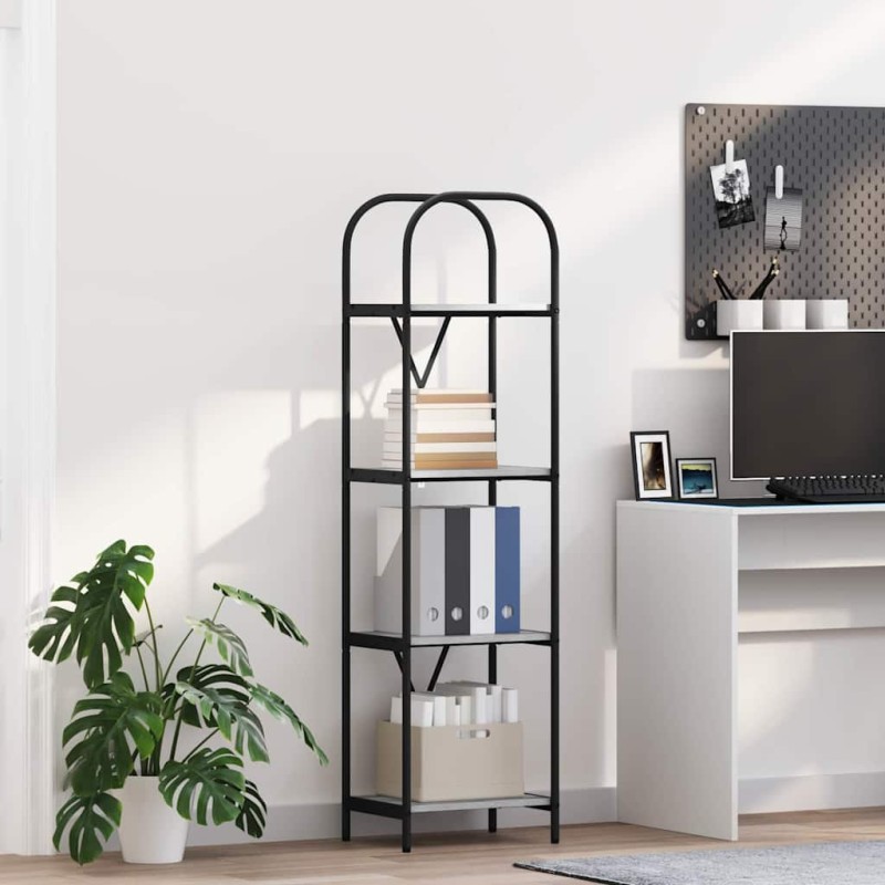 vidaXL Ράφι Βιβλίων 4 επιπέδων 40 x 30 x 146 εκ Επεξεργασμένο ξύλο