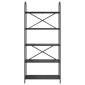 vidaXL Ράφι Βιβλίων 5 επιπέδων 80 x 30 x 183 εκ Επεξεργασμένο ξύλο