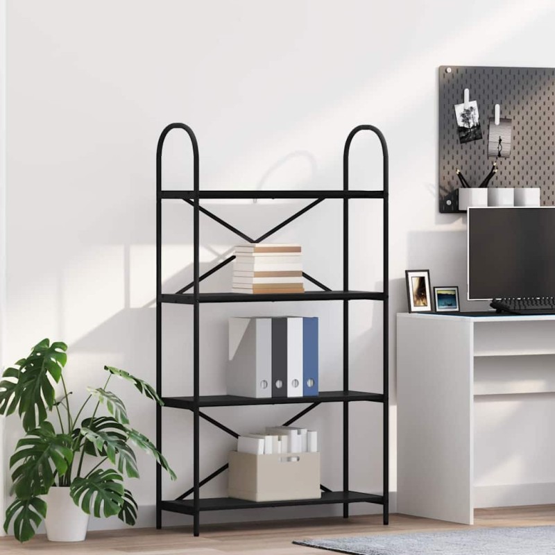 vidaXL Ράφι Βιβλίων 4 επιπέδων 80 x 30 x 146 εκ Επεξεργασμένο ξύλο