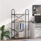 vidaXL Ράφι Βιβλίων 4 επιπέδων 80 x 30 x 146 εκ Επεξεργασμένο ξύλο