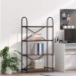 vidaXL Ράφι Βιβλίων 4 επιπέδων 80 x 30 x 146 εκ Επεξεργασμένο ξύλο