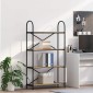 vidaXL Ράφι Βιβλίων 4 επιπέδων 80 x 30 x 146 εκ Επεξεργασμένο ξύλο