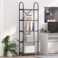vidaXL Ράφι Βιβλίων 5 επιπέδων 60 x 30 x 183 εκ Επεξεργασμένο ξύλο
