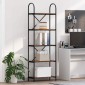 vidaXL Ράφι Βιβλίων 5 επιπέδων 60 x 30 x 183 εκ Επεξεργασμένο ξύλο