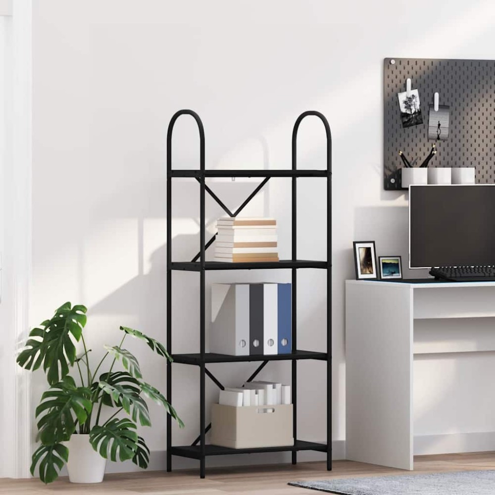 vidaXL Ράφι Βιβλίων 4 επιπέδων 60 x 30 x 146 εκ Επεξεργασμένο ξύλο